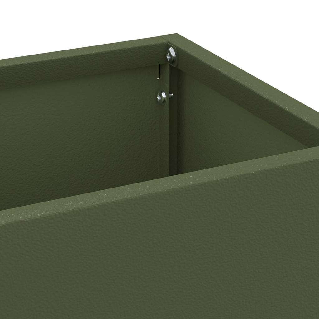 Parasollstativ Olivengrønn 15,5 x 15,5 x 49 cm Metall vidaXL