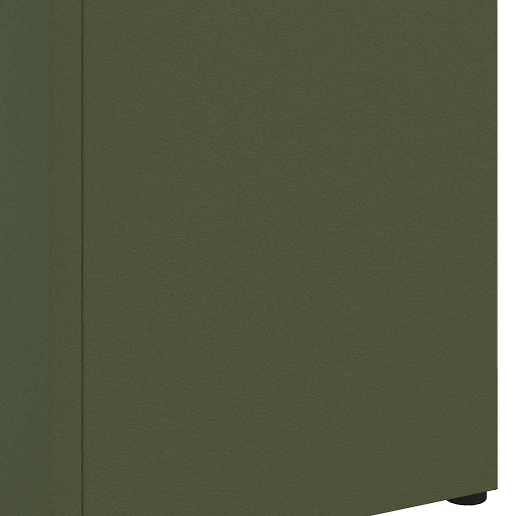 Parasollstativ Olivengrønn 15,5 x 15,5 x 49 cm Metall vidaXL