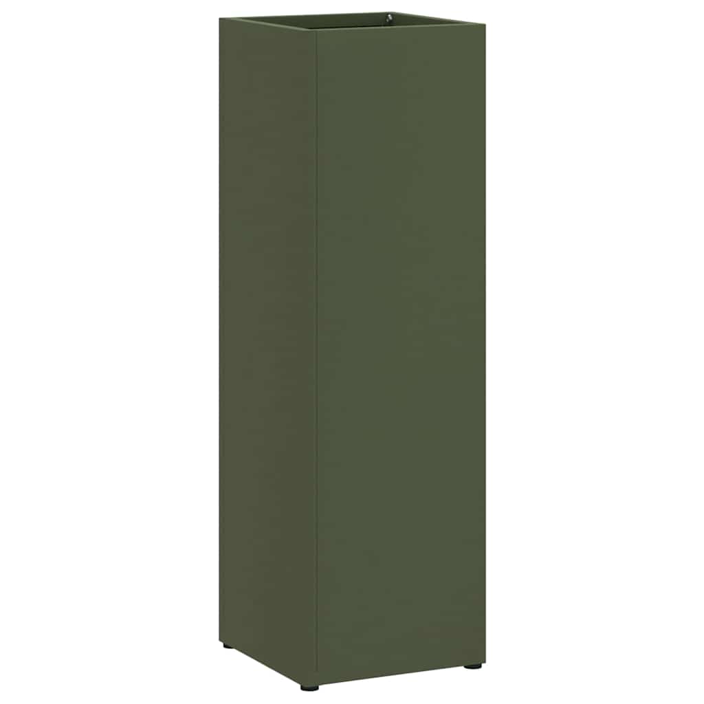 Parasollstativ Olivengrønn 15,5 x 15,5 x 49 cm Metall vidaXL