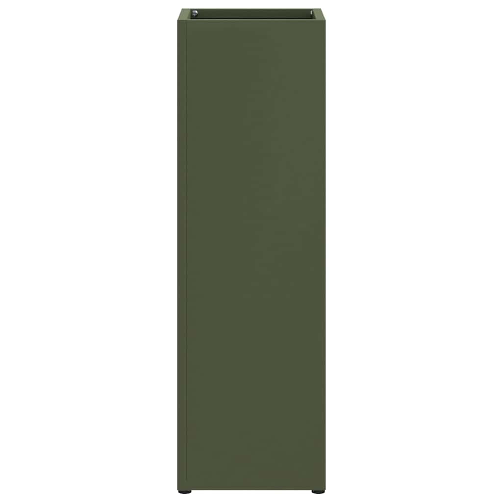 Parasollstativ Olivengrønn 15,5 x 15,5 x 49 cm Metall vidaXL