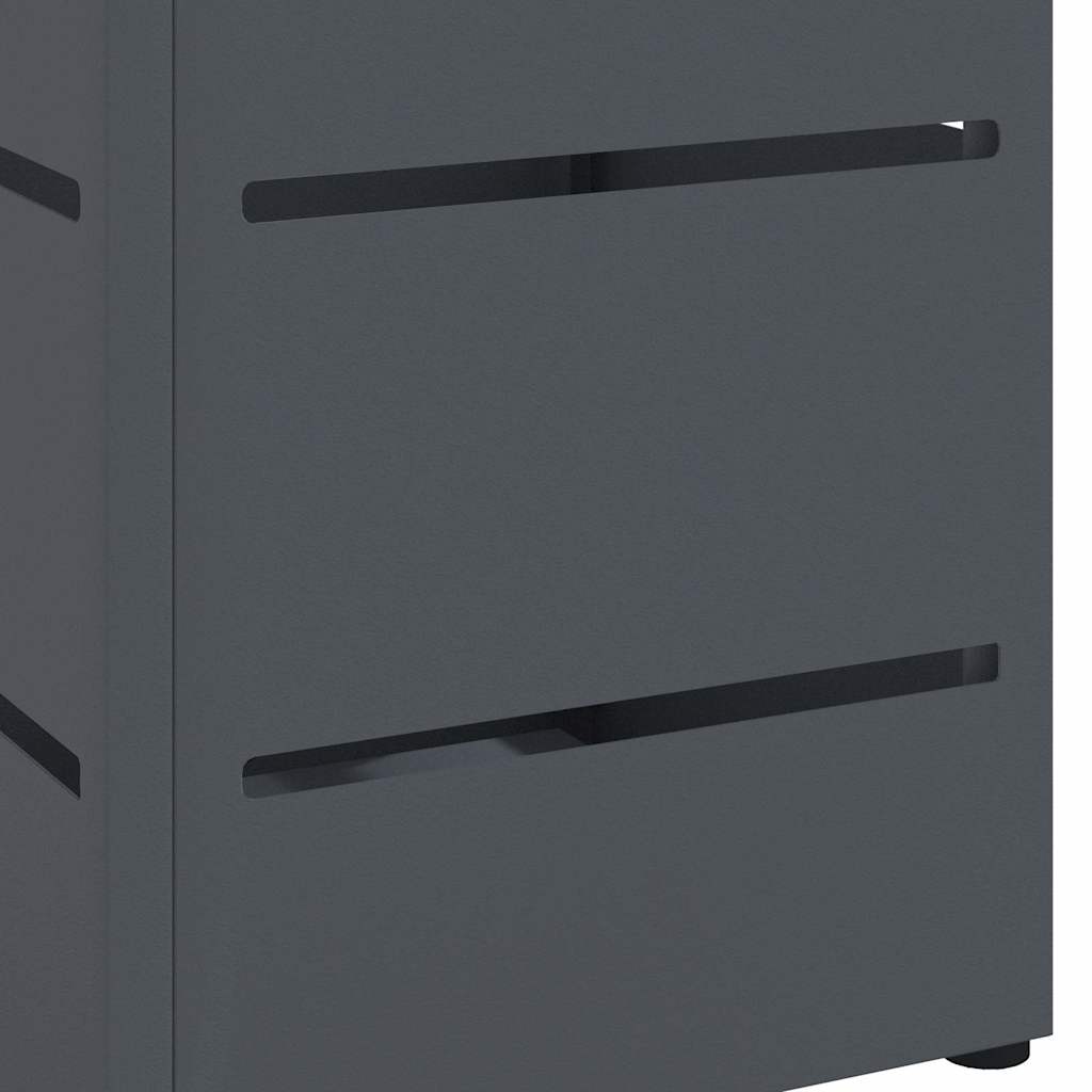 Parasollstativ med lagring Antrasitt 15,5 x 15,5 x 49 cm Metall vidaXL
