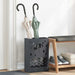 Regn paraplystativ Antrasitt 28 x 12 x 41 cm Stål
