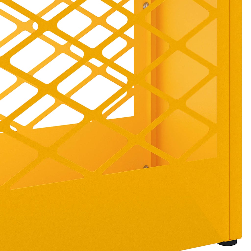 Parasollstativ sennepsgul 28 x 12 x 41 cm Stål