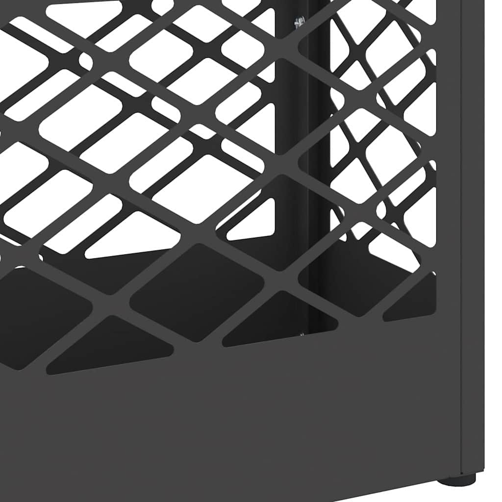 Regn paraplystativ Svart 28 x 12 x 41 cm Stål