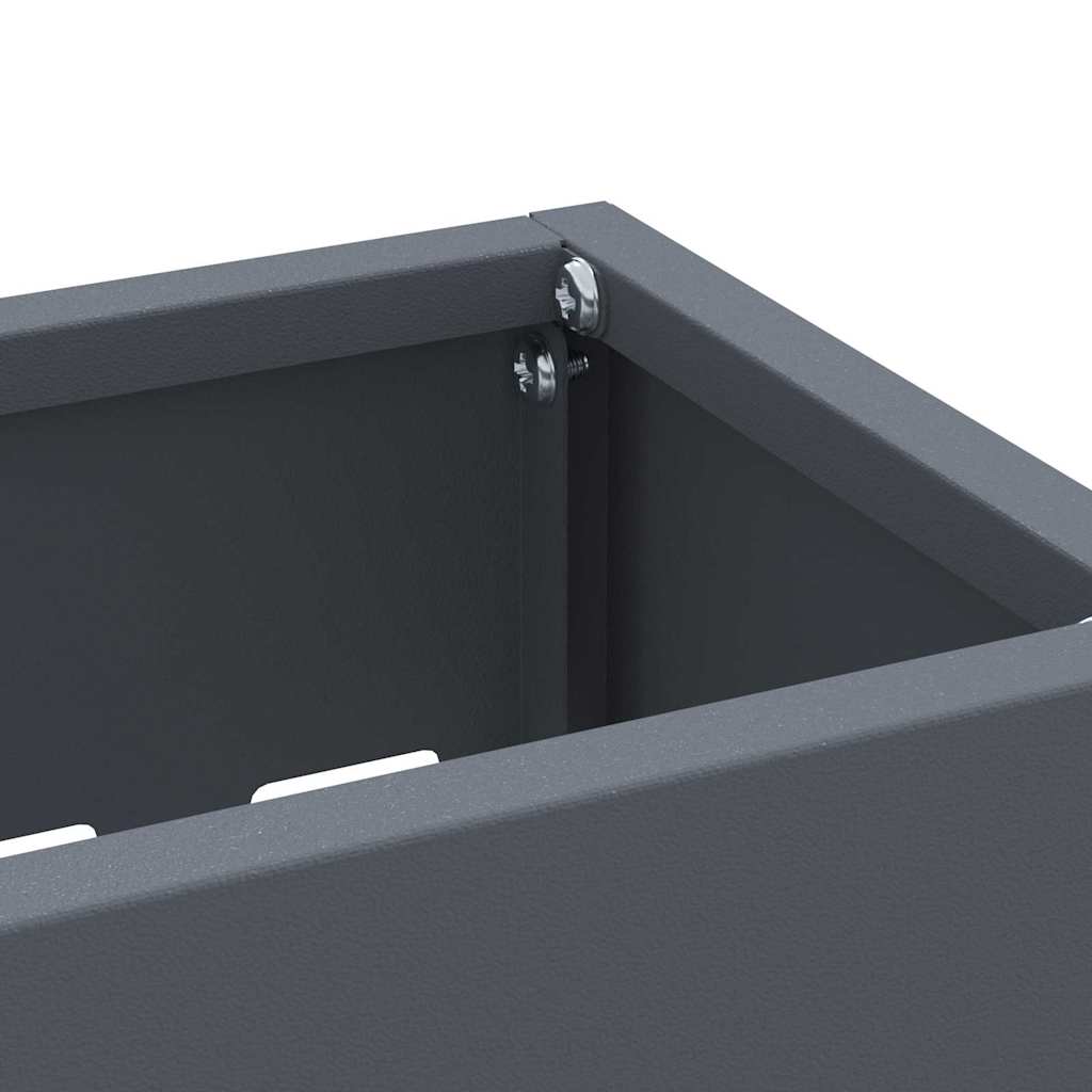 Regn paraplystativ Antrasitt 28 x 12 x 41 cm Stål