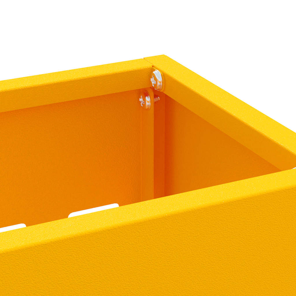 Regn paraplystativ Sennepsgul 28 x 12 x 41 cm Stål