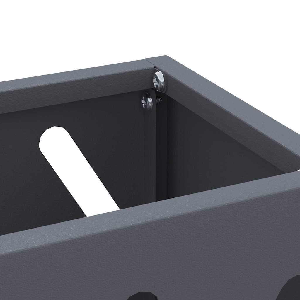 Parasollstativ Antrasitt 28 x 12 x 41 cm Stål vidaXL