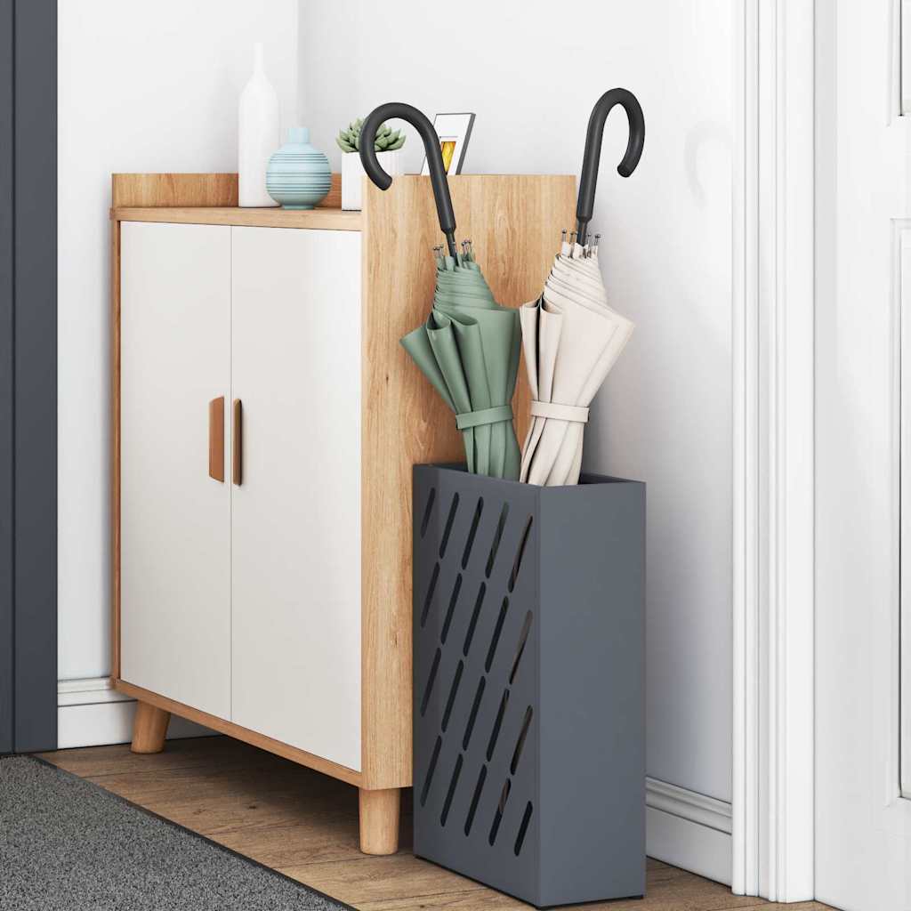 Parasollstativ Antrasitt 28 x 12 x 41 cm Stål vidaXL