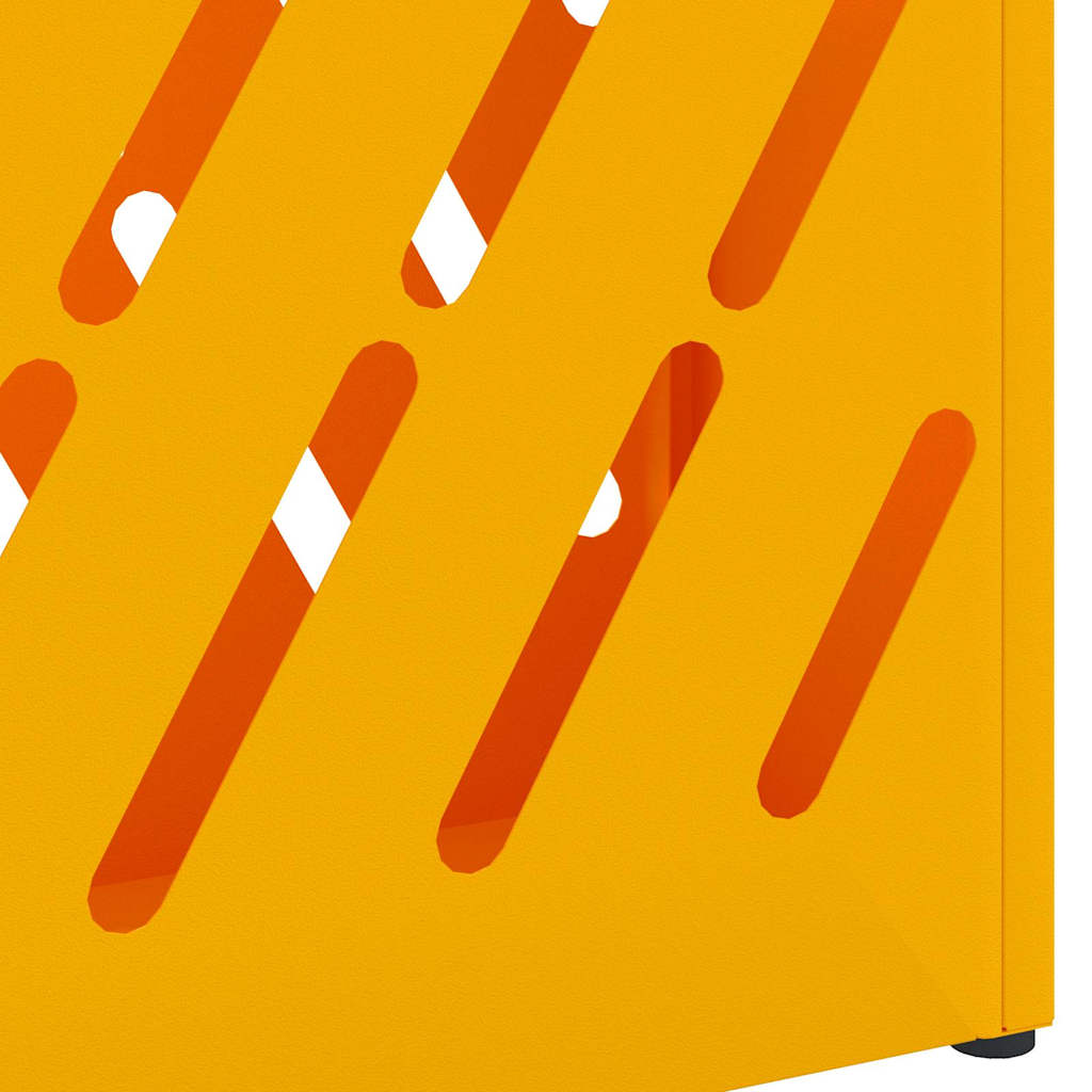 Regn paraplystativ Sennepsgul 28 x 12 x 41 cm Stål