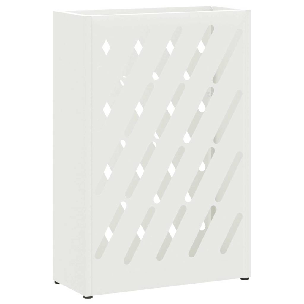 Parasollstativ Hvit 28 x 12 x 41 cm Stål vidaXL
