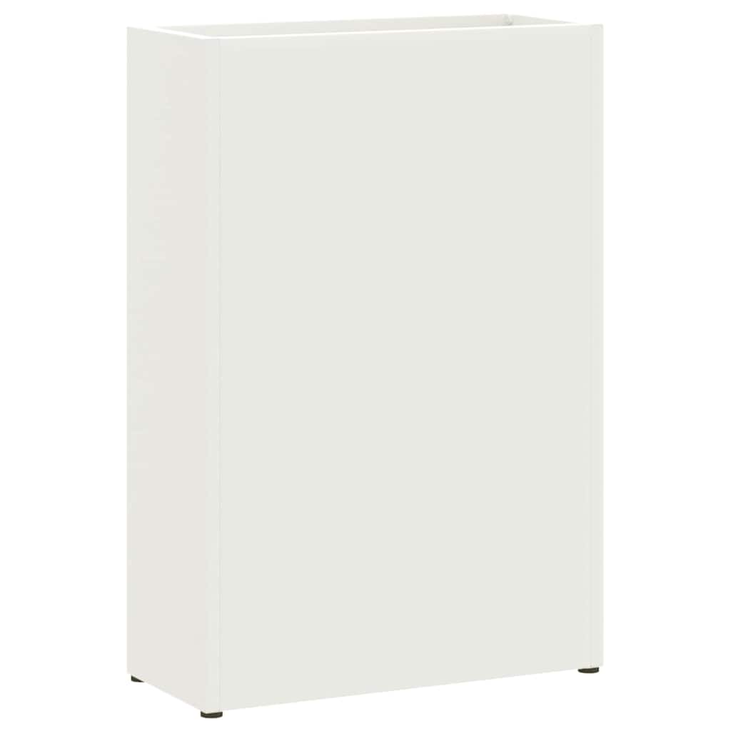 Parasollstativ Hvit 28 x 12 x 41 cm Stål vidaXL