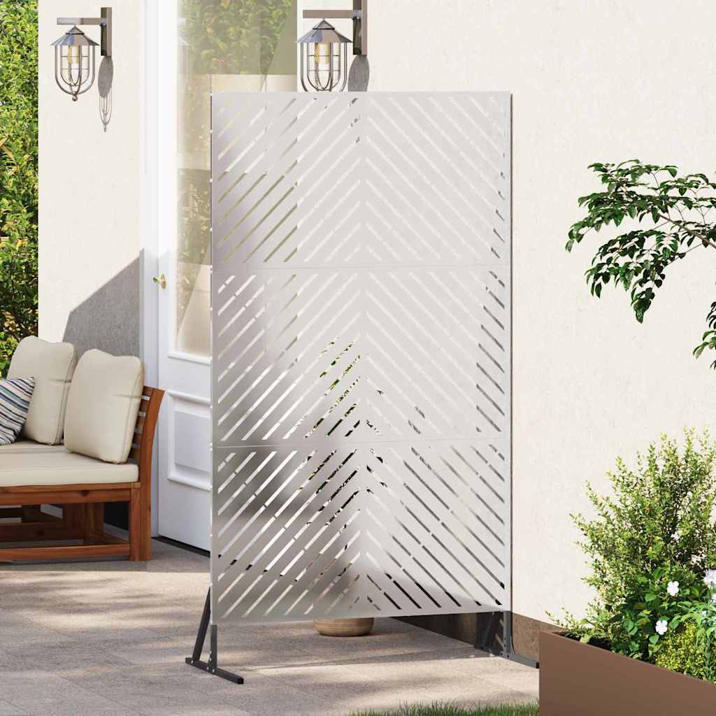 Personvernsvegg 100 x 50 x 180 cm Rustfritt stål Sølv