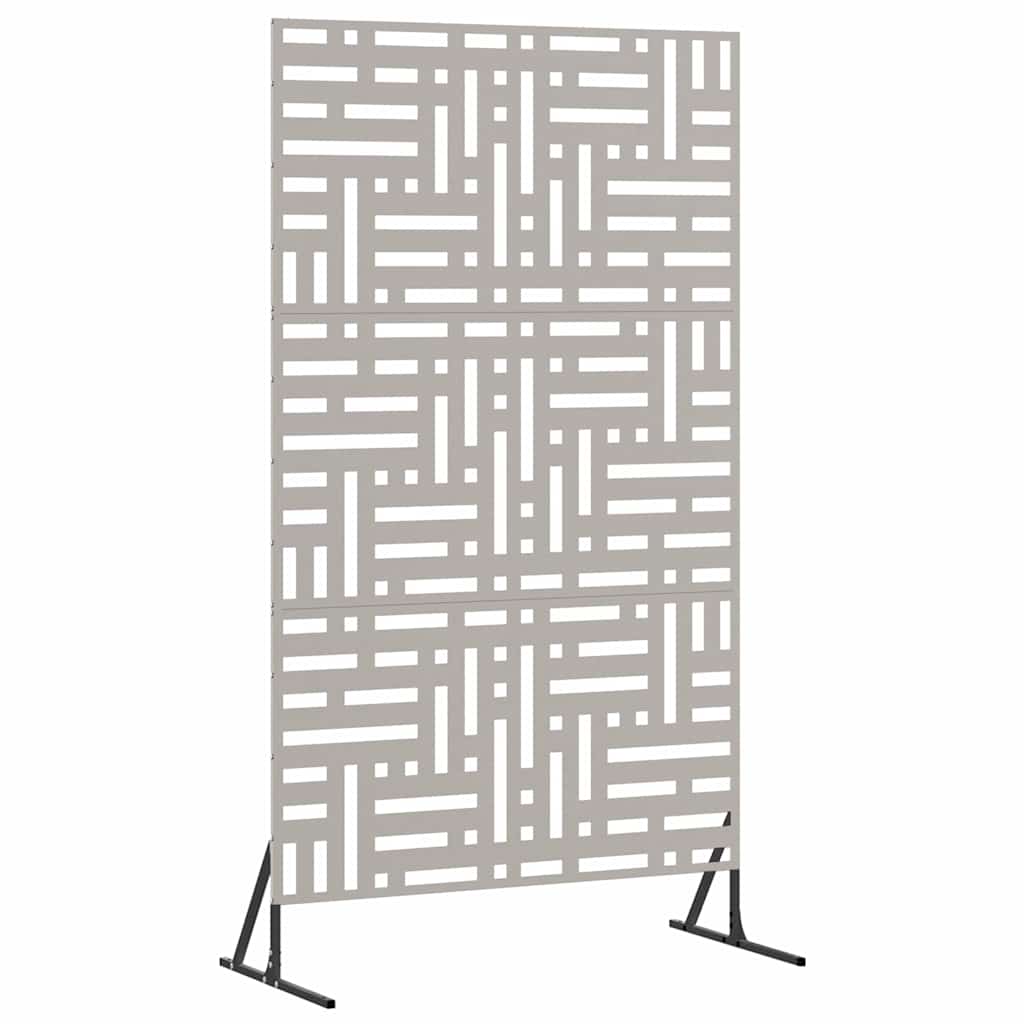 Personvernsvegg 100 x 50 x 180 cm Cortenstål Rusten