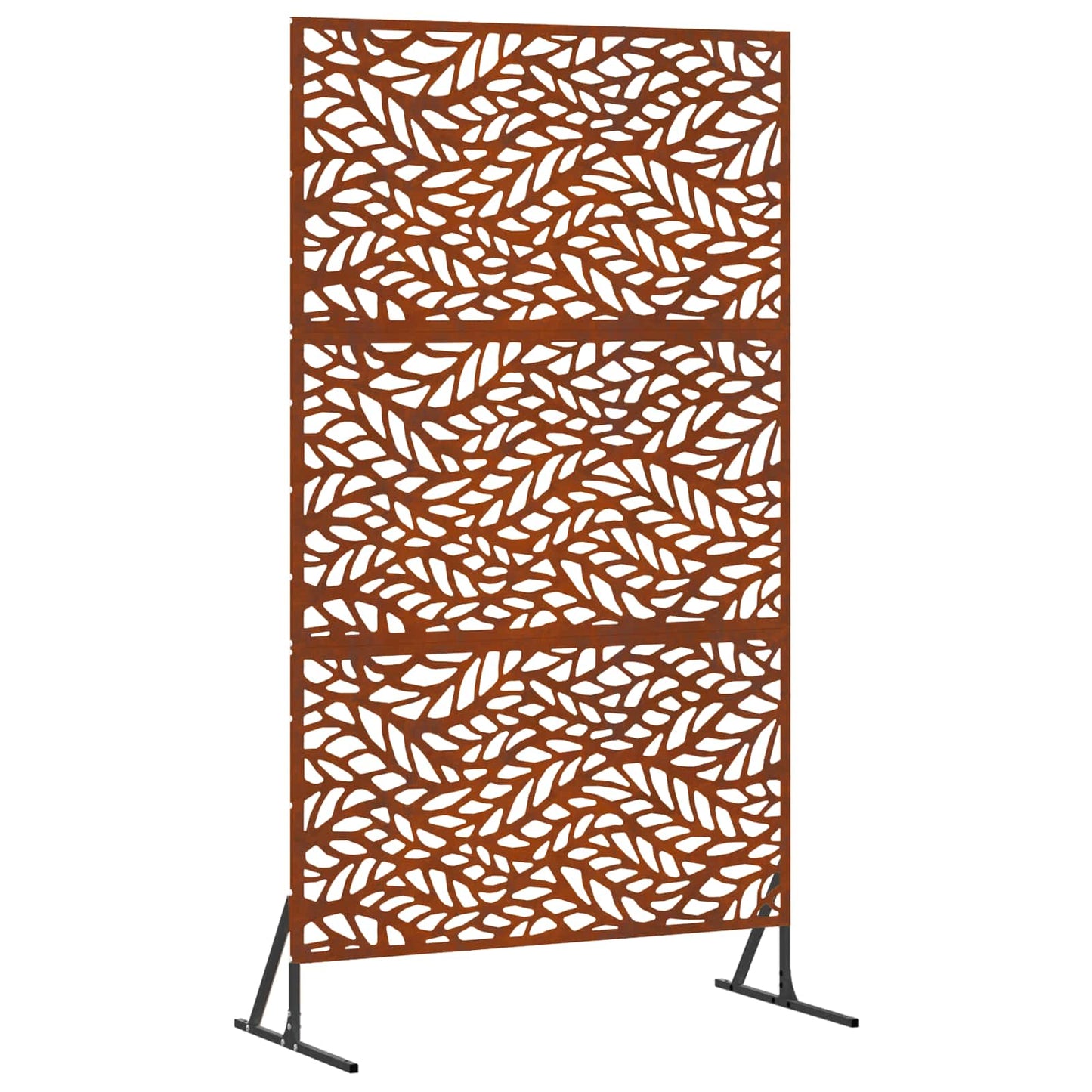 Personvernsvegg 100 x 50 x 180 cm Cortenstål Rusten