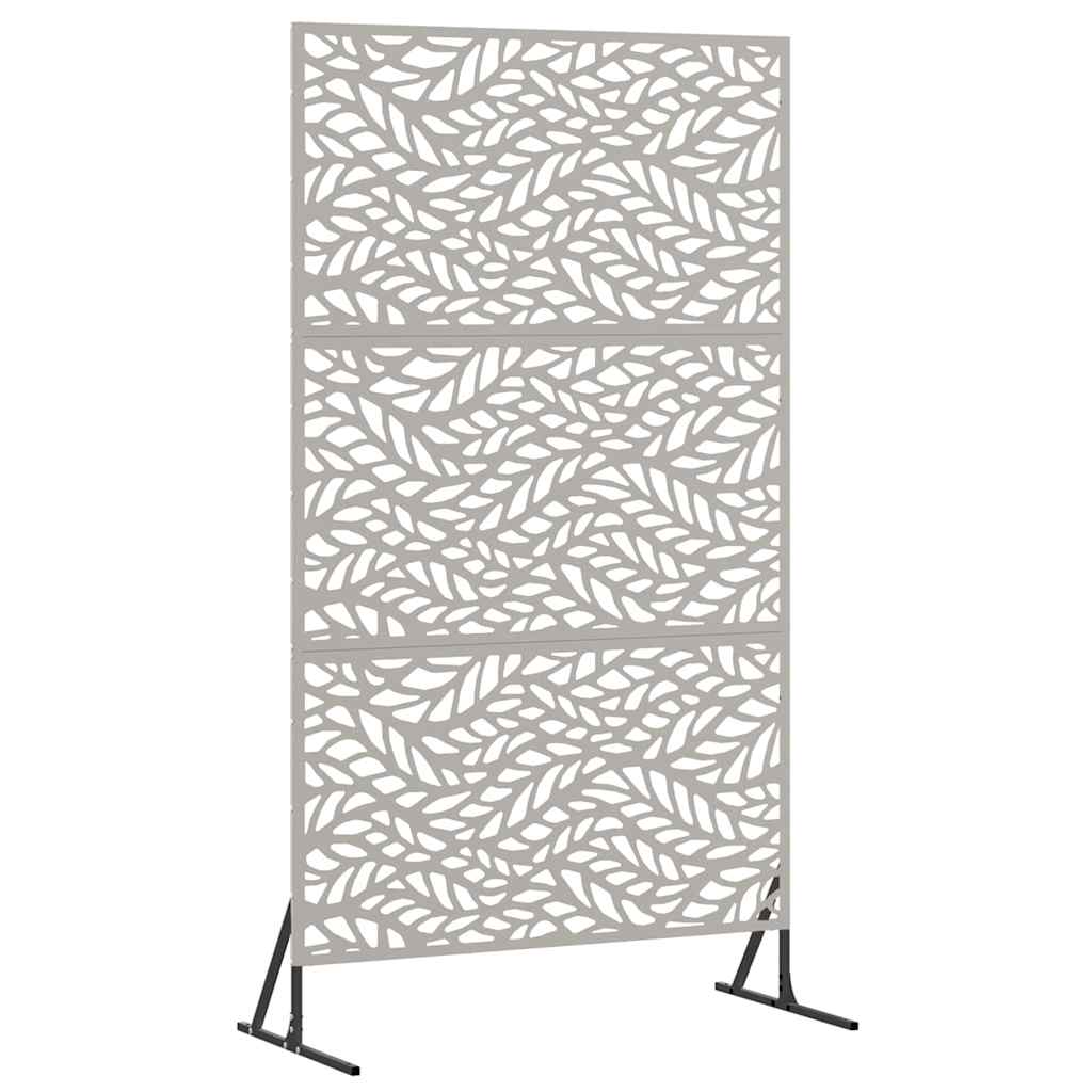 Personvernsvegg 100 x 50 x 180 cm Cortenstål Rusten