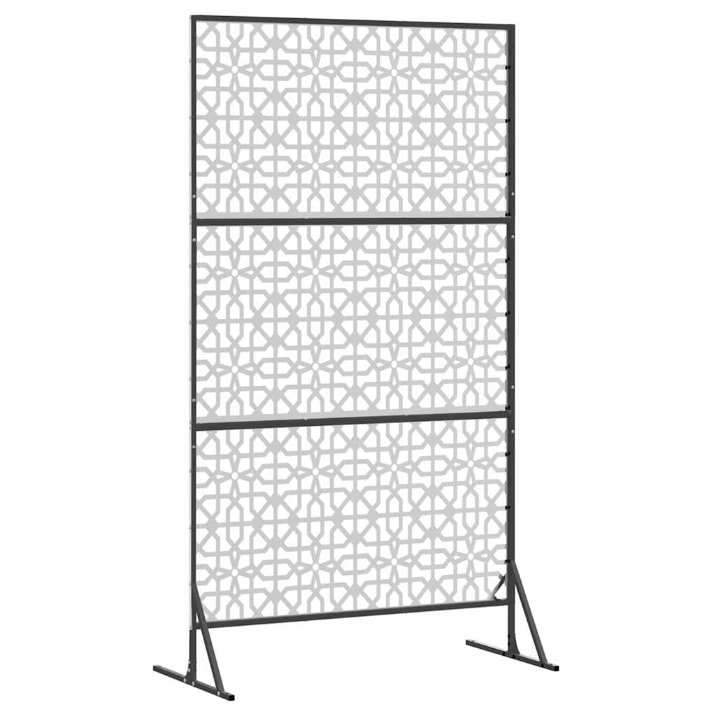 Personvernsvegg 100 x 50 x 180 cm Galvanisert stål Sølv