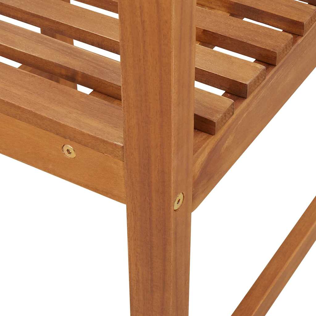 Hage Stol 2 pcs Brun 50 x 50 x 91cm Massivt akasietre
