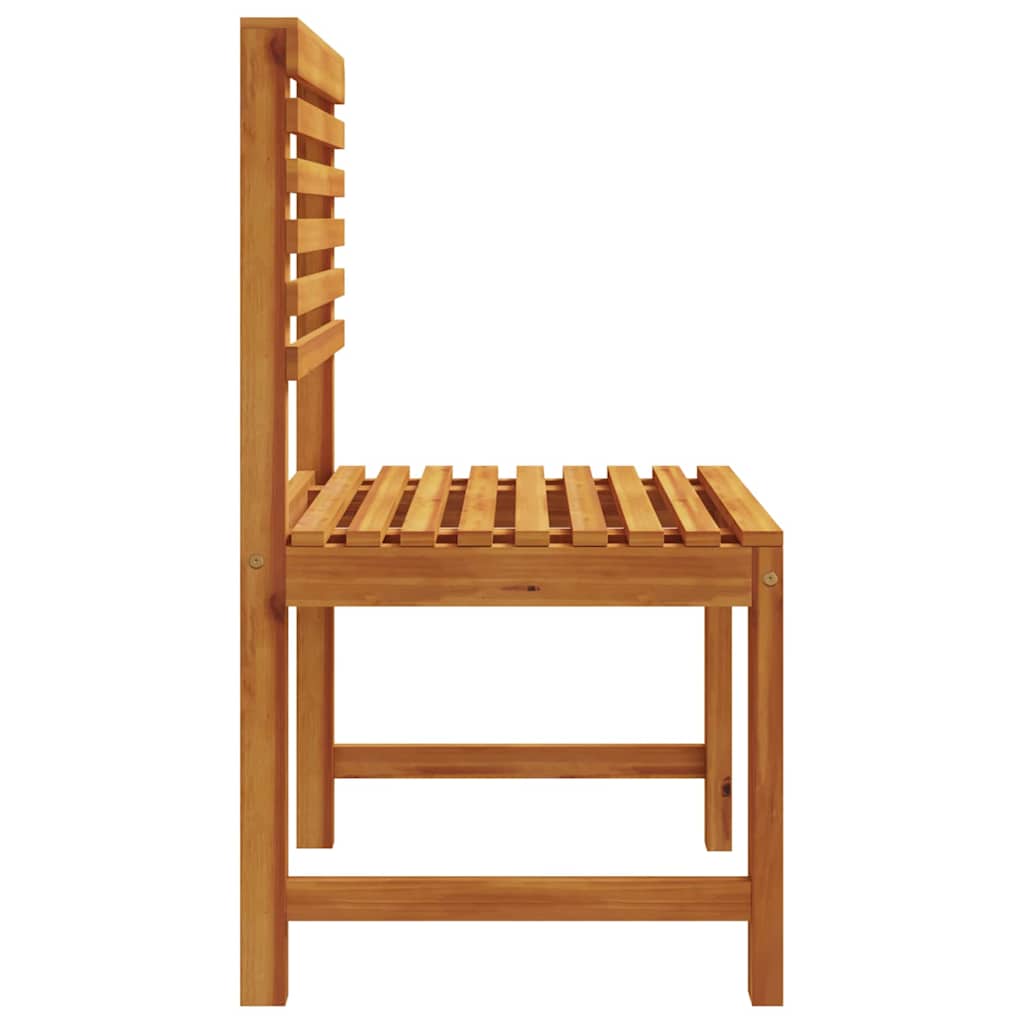 Hage Stol 2 pcs Brun 50 x 50 x 91cm Massivt akasietre