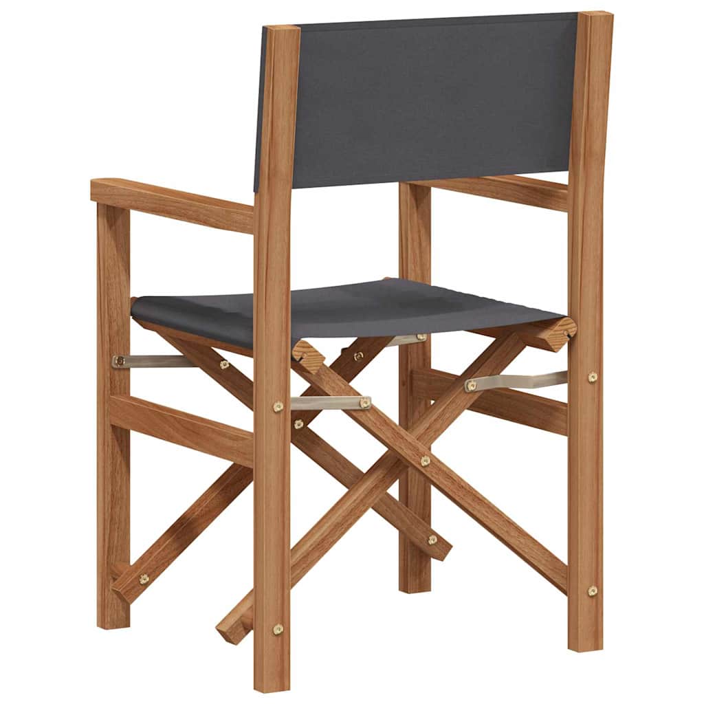 Spisestuestol Grå 56 x 54 x 87 cm Massivt Teaktre