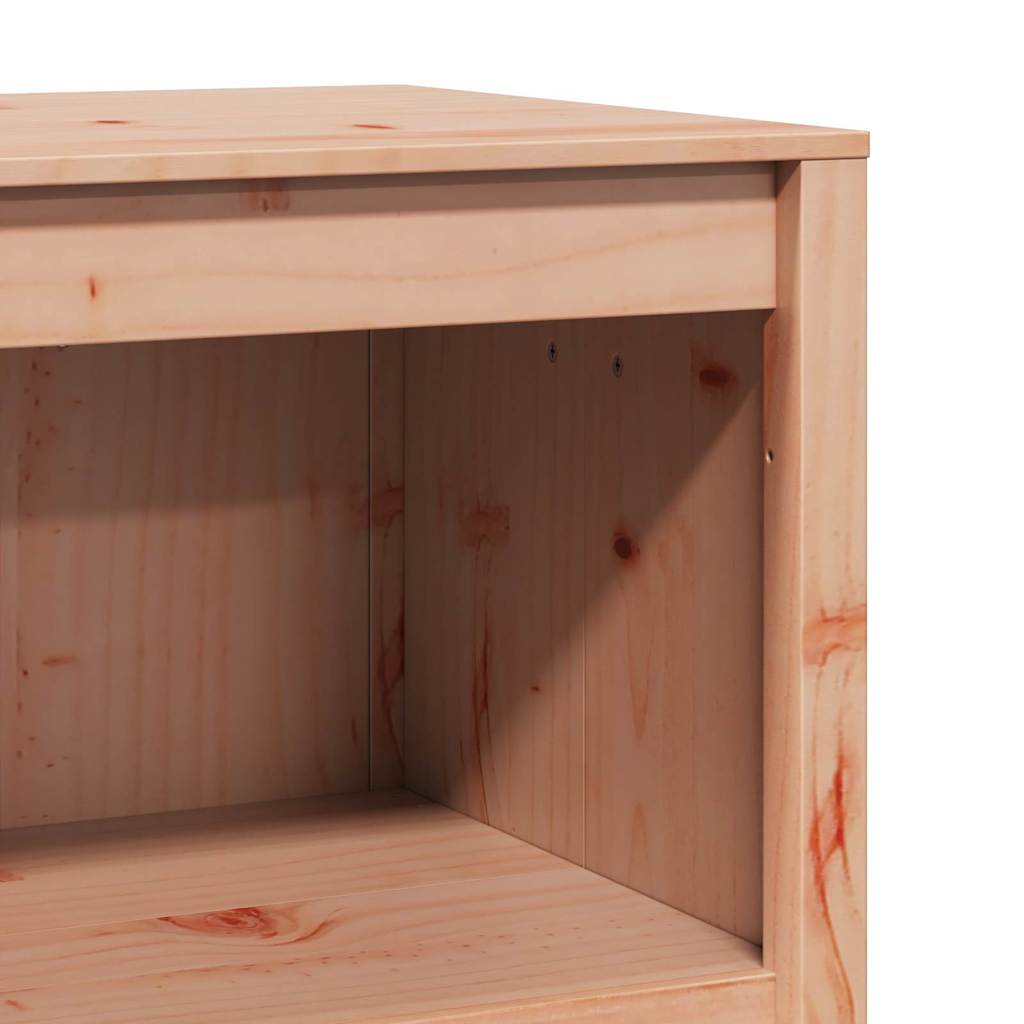 Kjøkkenskap med hylle Brun 106 x 55 x 92 cm heltre douglasgran
