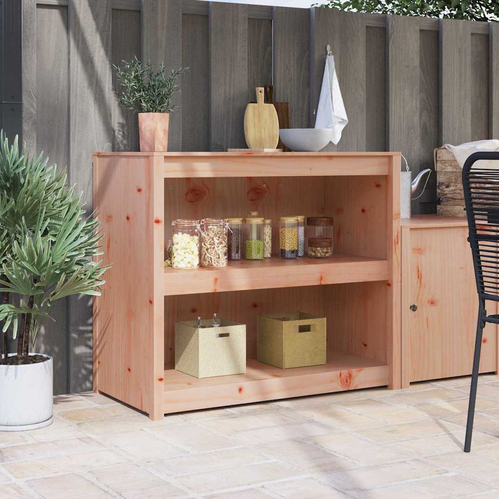 Kjøkkenskap MEPPEL Brun Eik 106 x 55 x 92 cm Massiv furu