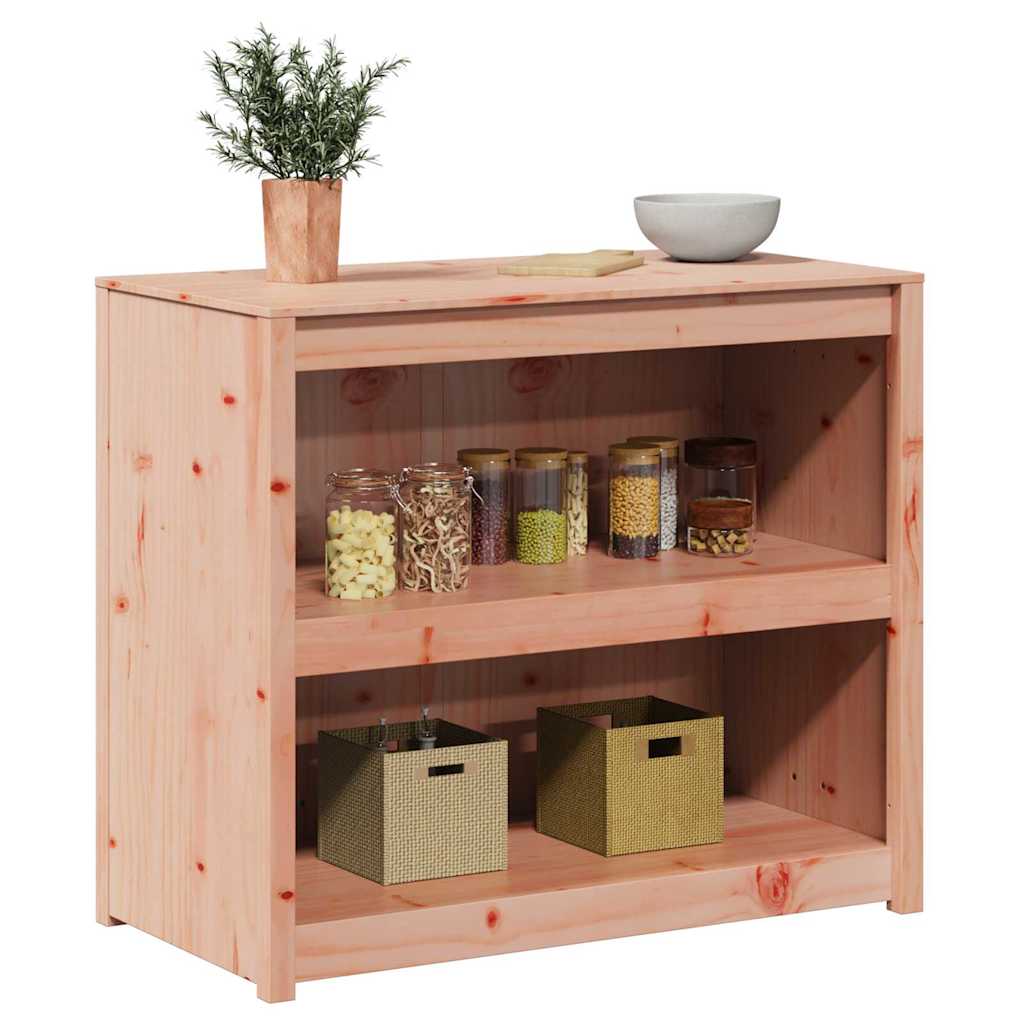 Kjøkkenskap MEPPEL Brun Eik 106 x 55 x 92 cm Massiv furu