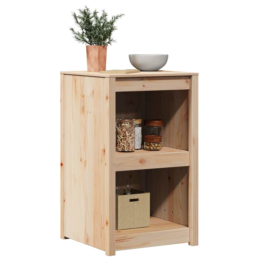 Kjøkkenskap med hylle Brun 55 x 55 x 92 cm Massivt furutre