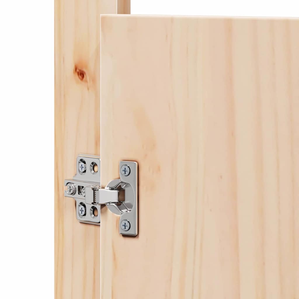 Kjøkkendør MEPPEL 2 pcs Krem 50 x 9 x 82 cm Massivt furutre