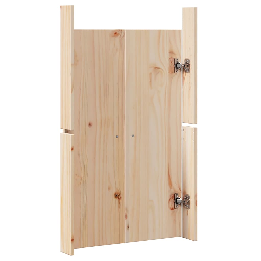 Kjøkkendør MEPPEL 2 pcs Krem 50 x 9 x 82 cm Massivt furutre