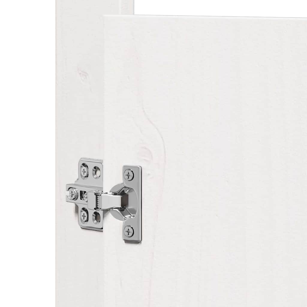 Kjøkkendør MEPPEL 2 pcs Hvit 50 x 9 x 82 cm Massivt furutre