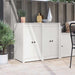 Kjøkkendør MEPPEL 2 pcs Hvit 50 x 9 x 82 cm Massivt furutre