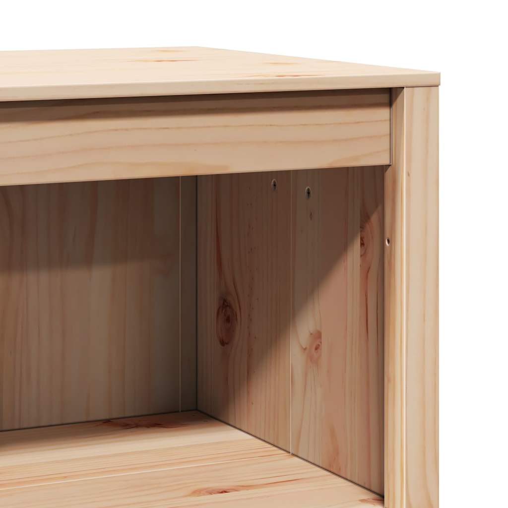 Kjøkkenskap med hylle Brun 106 x 55 x 92 cm Massivt furutre