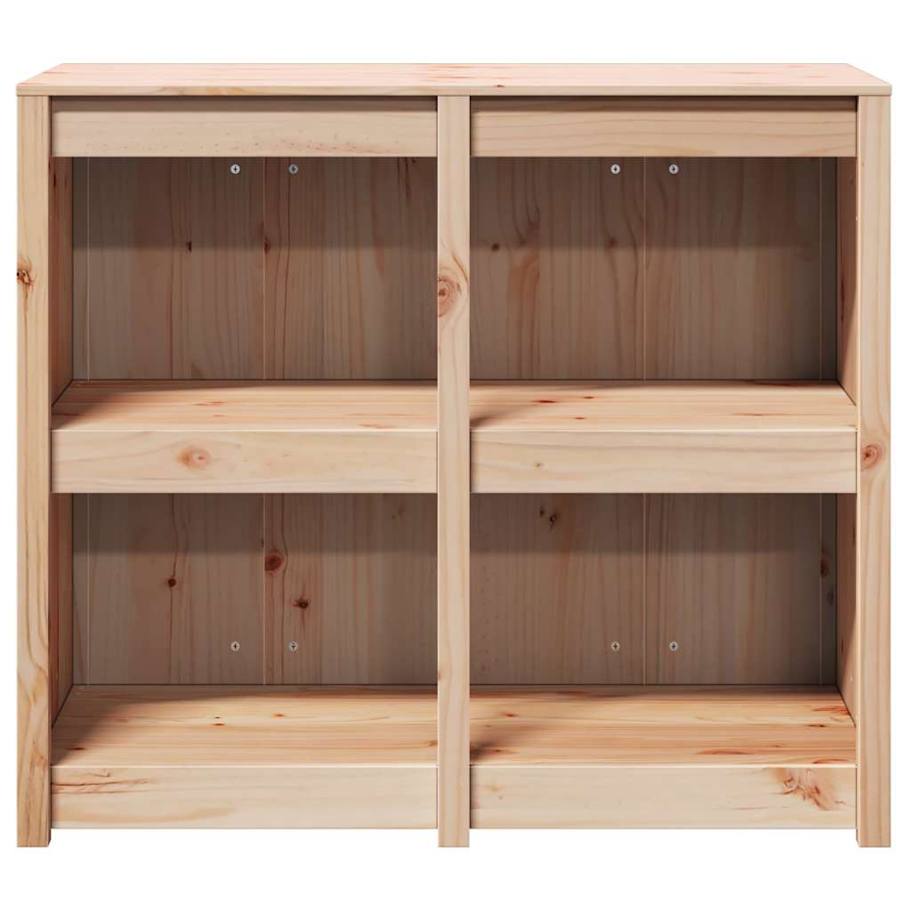 Kjøkkenskap med hylle Brun 106 x 55 x 92 cm Massivt furutre