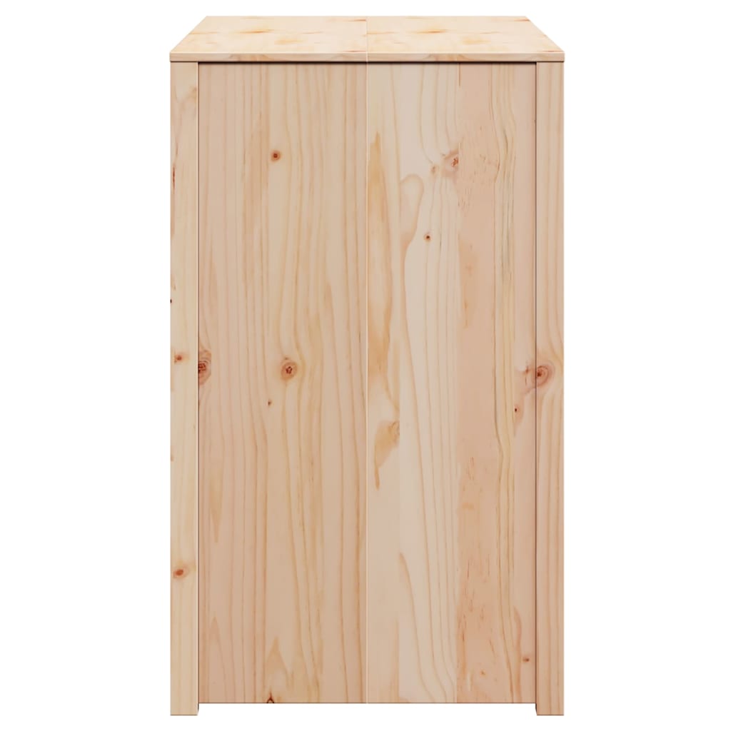 Kjøkkenskap med hylle Brun 106 x 55 x 92 cm Massivt furutre