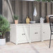 Kjøkkenskap MEPPEL Hvit 106 x 55 x 64 cm Massivt furutre
