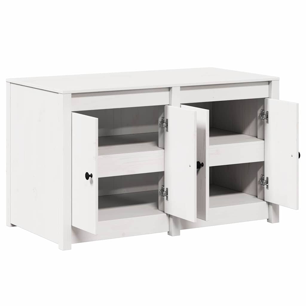 Kjøkkenskap med hylle Hvit 106 x 55 x 64 cm Massivt furutre