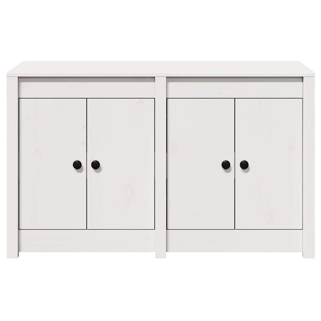 Kjøkkenskap med hylle Hvit 106 x 55 x 64 cm Massivt furutre
