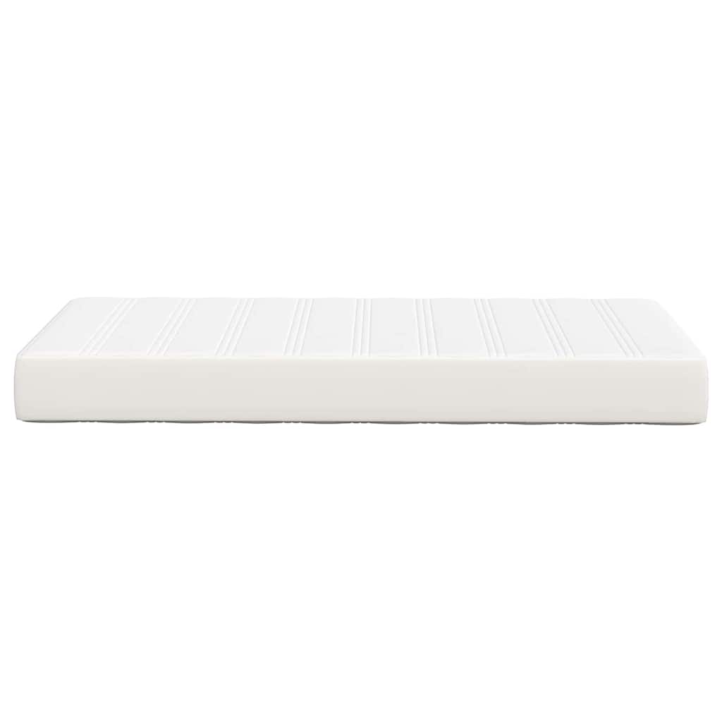 Sengemadrass med madrass Krem 80 x 200 cm stoff