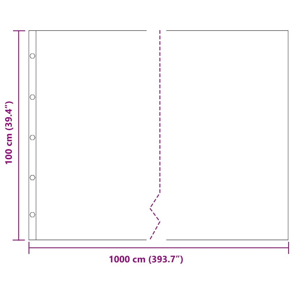 Rotbarriere Svart 1 x 10 m Polyethylen
