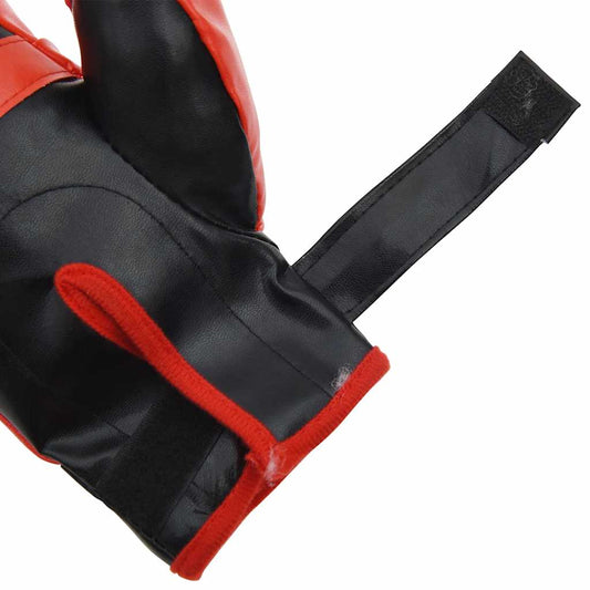 Bokseballsett med hansker og pumpe justerbar høyde 81-122 cm