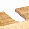 Baderomsinnredningssett med dør 2 pcs Brun Solid rug mango tre