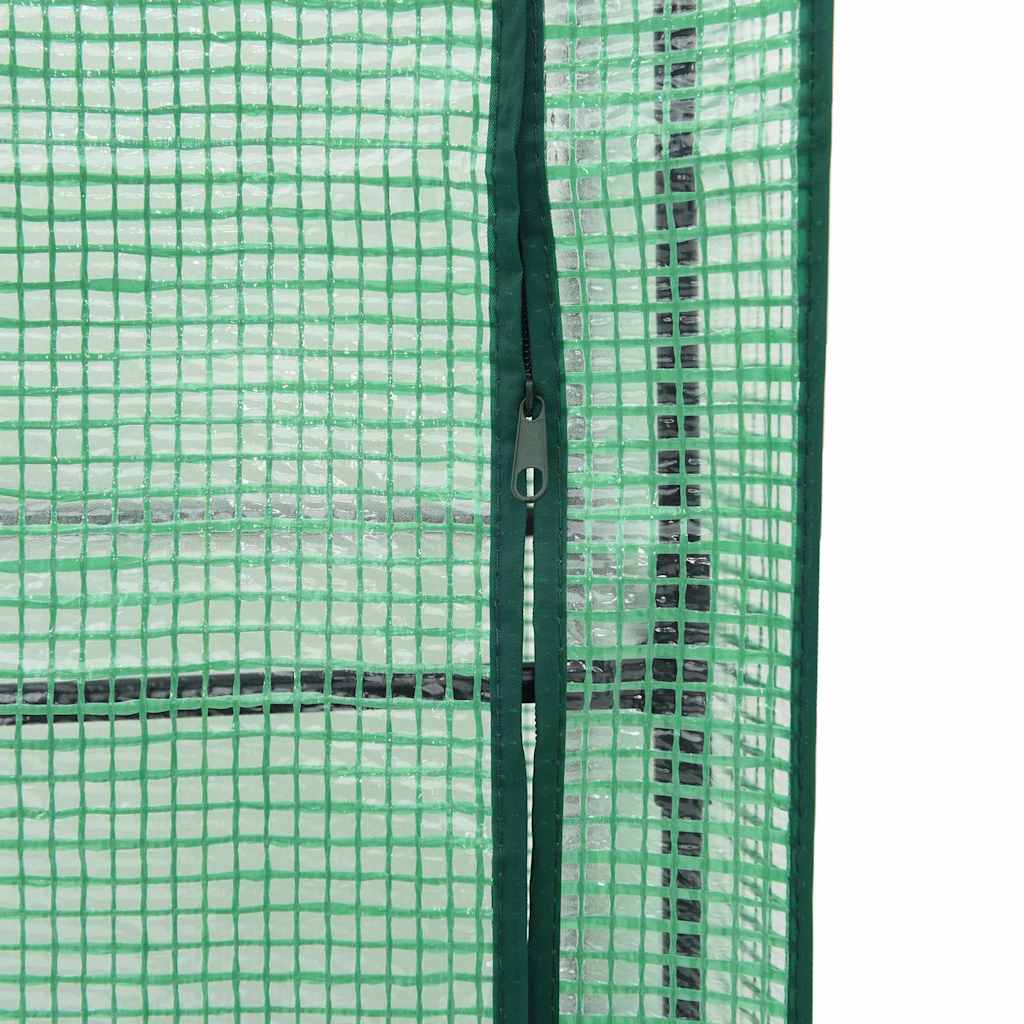 Høybed med drivhustrekk rottinglook 160x40x123 cm
