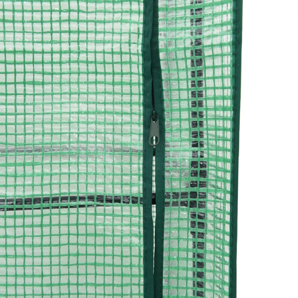 Høyseng med drivhustrekk rottingutseende 160x40x140 cm