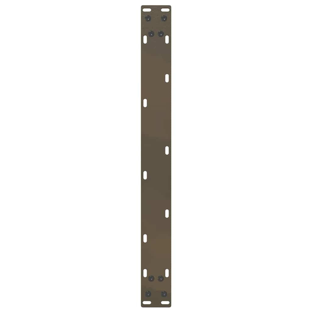 Salongbordben U-formet 2 stk naturstål 60 x (30-31) cm stål