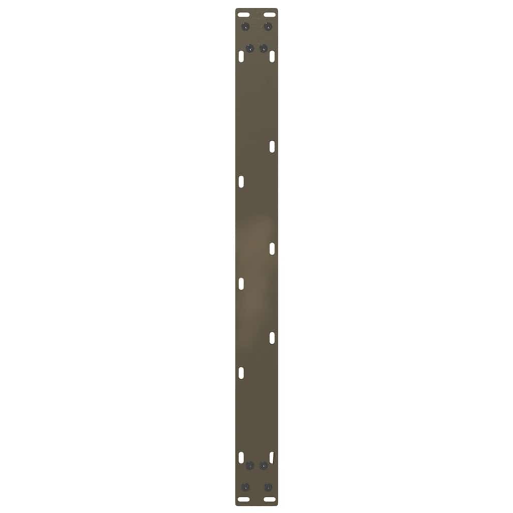 Salongbordben U-formet 2 stk naturstål 60 x (42-43) cm stål