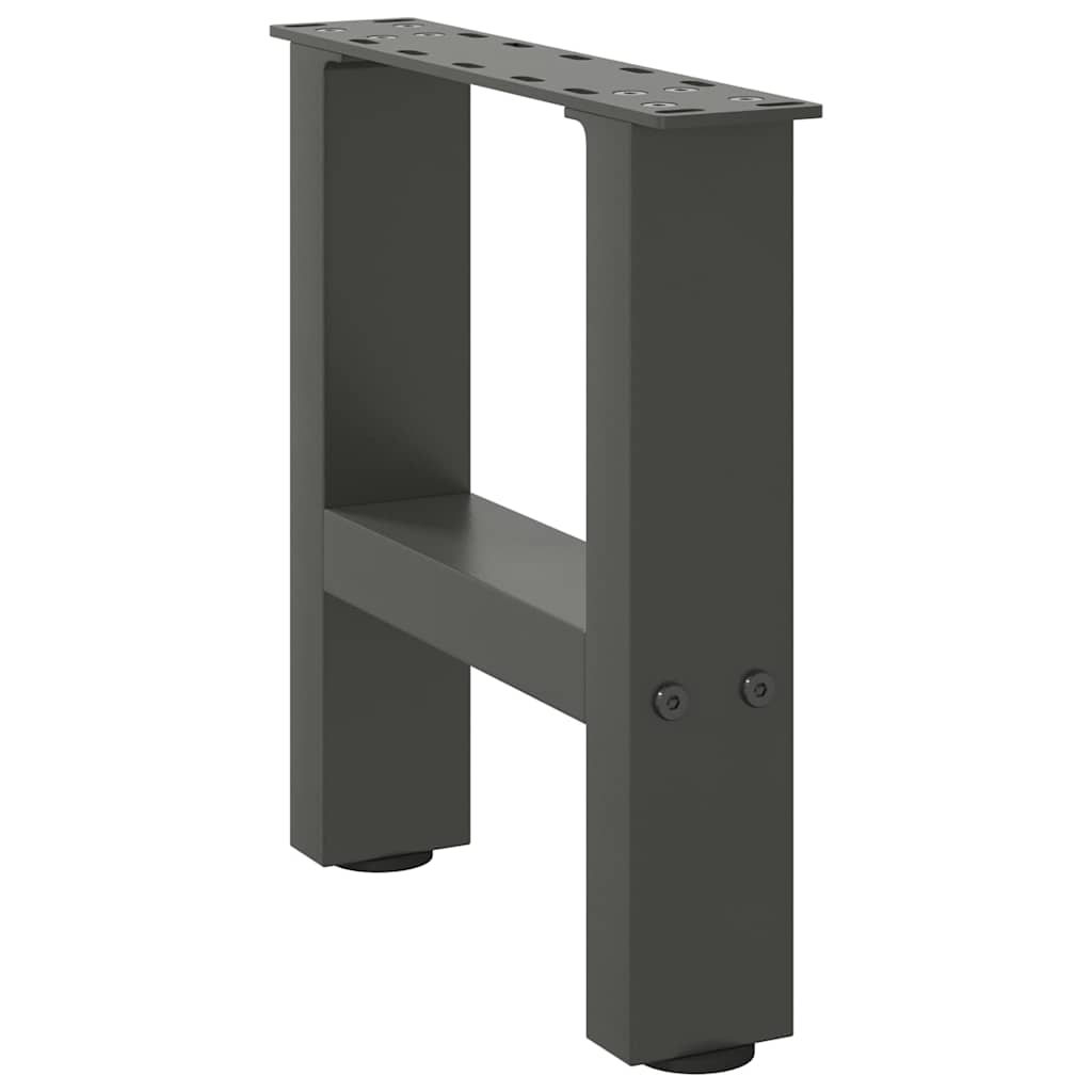 Salongbordben antrasitt 2 stk 30x(30-31) cm stål