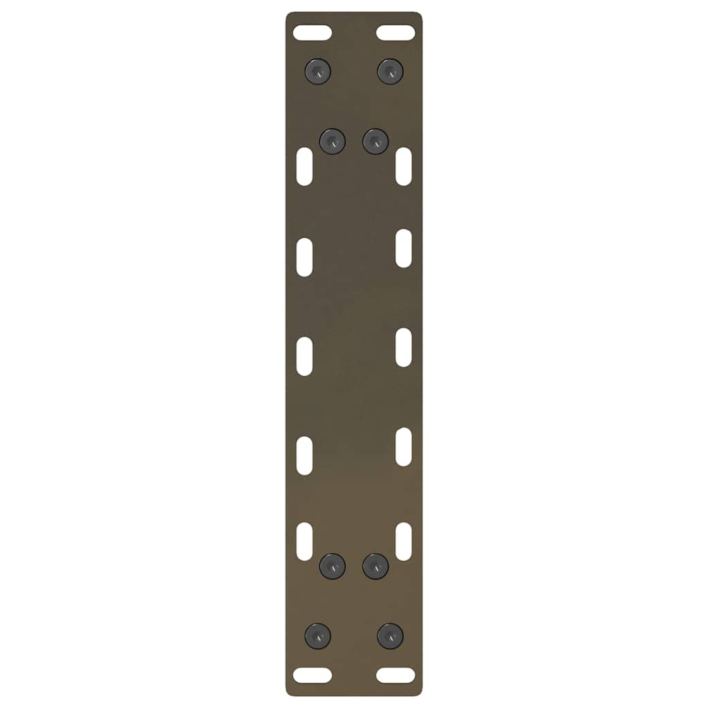 Salongbordben naturstål 2 stk 30x(30-31) cm stål