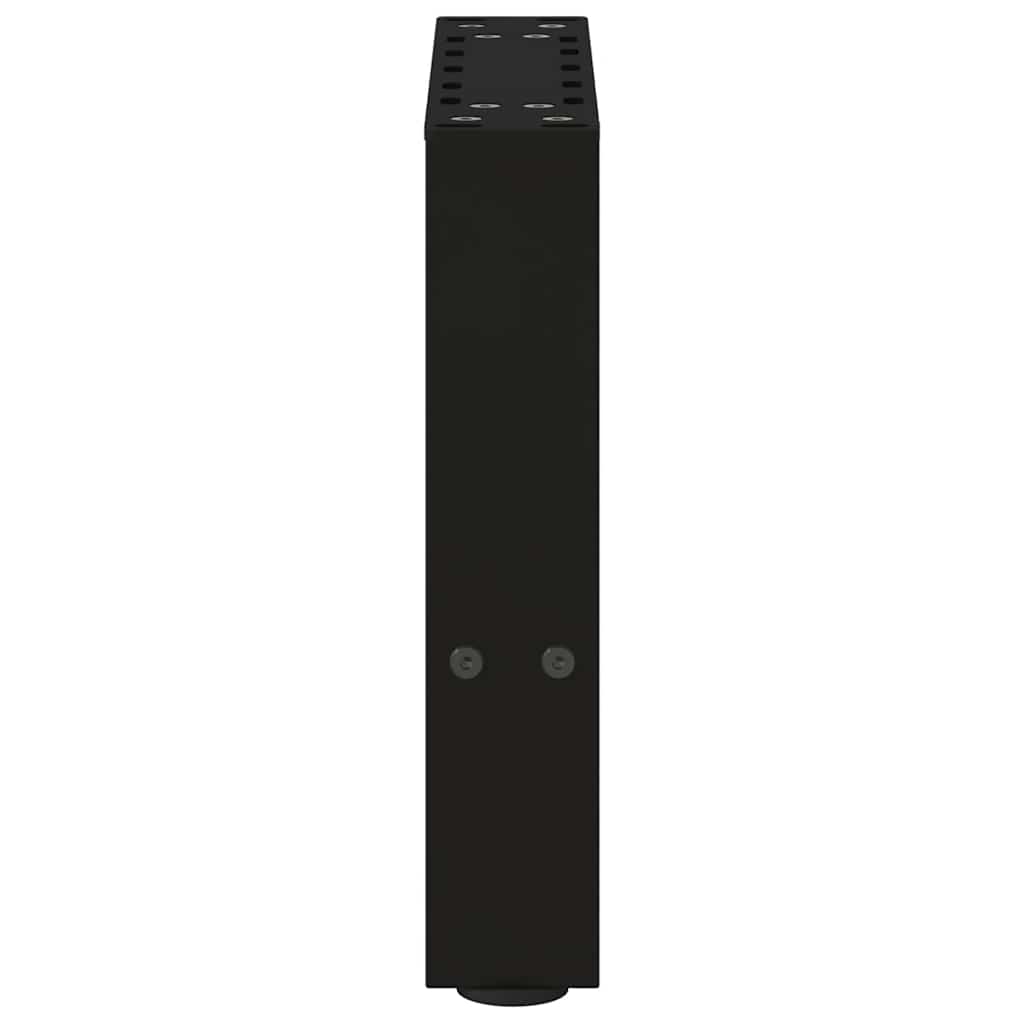 Salongbordben svart 2 stk 40x(30-31) cm stål