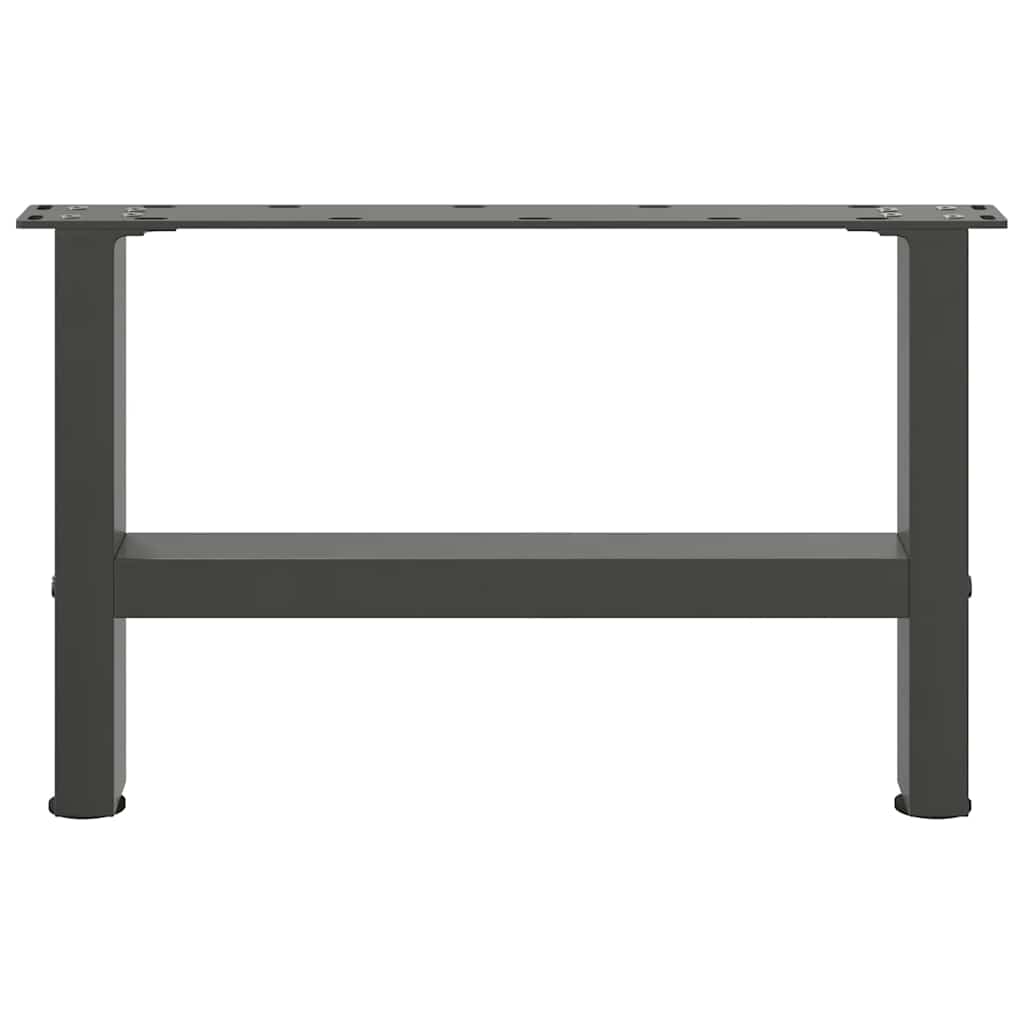Salongbordben antrasitt 2 stk 50x(30-31) cm stål