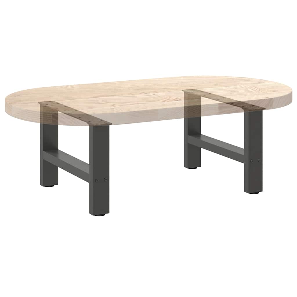 Salongbordben antrasitt 2 stk 50x(30-31) cm stål